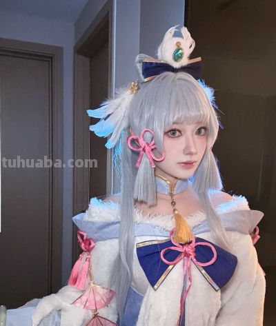 《原神》神里绫华cosplay - 图画吧TUHUABA