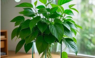 净化空气的绿萝—— 以顽强绿意诠释生命力量，无声生长. - 图画吧TUHUABA