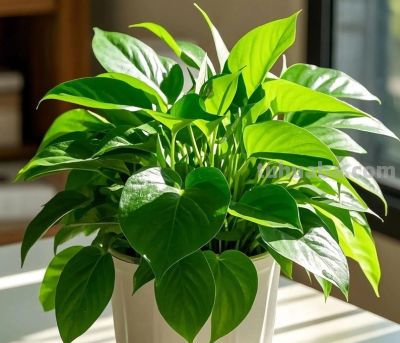 净化空气的绿萝—— 以顽强绿意诠释生命力量，无声生长. - 图画吧TUHUABA