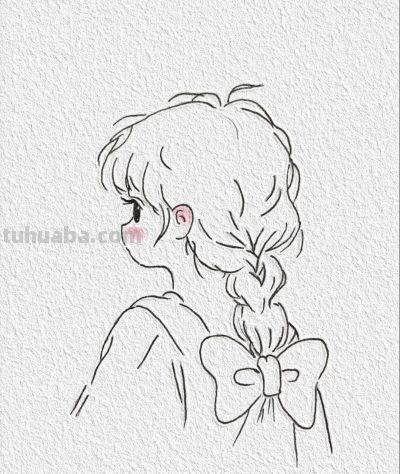 可爱的蝴蝶结女孩丨记忆治愈系简笔画分享 - 今日头条