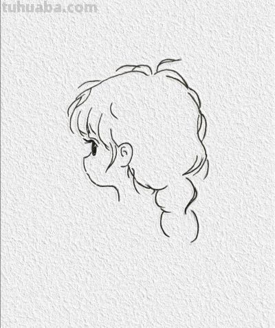 可爱的蝴蝶结女孩丨记忆治愈系简笔画分享 - 图画吧TUHUABA