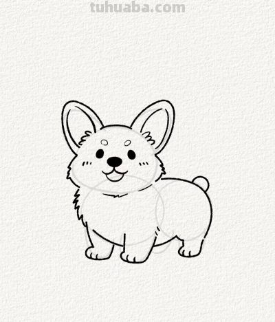 短腿柯基尾巴摇 简笔快乐没烦恼丨涂鸦简笔画分享 - 今日头条 短腿柯基尾巴摇 简笔快乐没烦恼丨涂鸦简笔画分享 - 图画吧TUHUABA