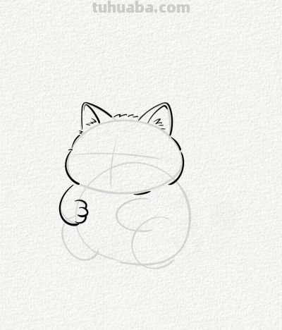 猫咪喝奶茶 简笔勾勒趣无穷丨涂鸦简笔画分享 - 图画吧TUHUABA