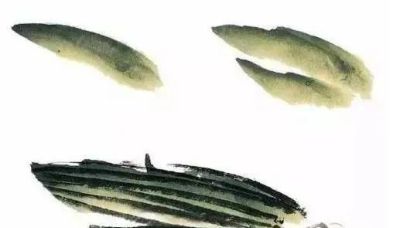 夏天别光吃瓜！跟我学两笔写意蔬果，墨香里自带清凉 - 图画吧TUHUABA