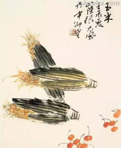 夏天别光吃瓜！跟我学两笔写意蔬果，墨香里自带清凉 - 图画吧TUHUABA