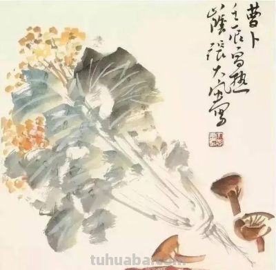 夏天别光吃瓜！跟我学两笔写意蔬果，墨香里自带清凉 - 图画吧TUHUABA