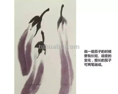 夏天别光吃瓜！跟我学两笔写意蔬果，墨香里自带清凉 - 图画吧TUHUABA