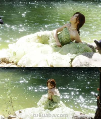 明星礼服插画版太绝了！仿佛把星河与童话穿在了身上 - 图画吧TUHUABA