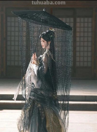 明星礼服插画版太绝了！仿佛把星河与童话穿在了身上 - 图画吧TUHUABA