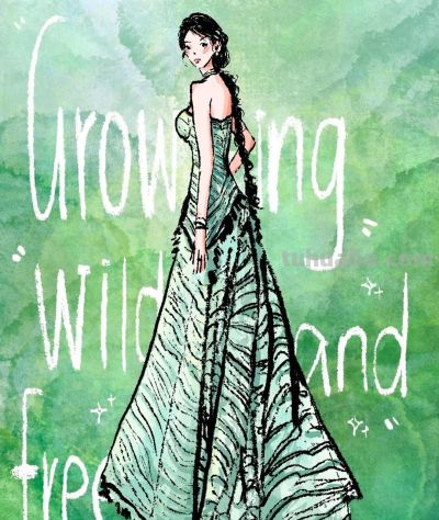 明星礼服遇上手绘笔触，次元壁破出绝美火花，高级感拉满！ - 图画吧TUHUABA