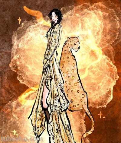 明星礼服的 “二次元打开方式”，每一幅都像从梦境里走出来的 - 图画吧TUHUABA