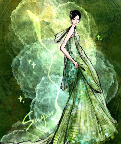 明星礼服的 “二次元打开方式”，每一幅都像从梦境里走出来的 - 图画吧TUHUABA