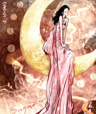 明星礼服的 “二次元打开方式”，每一幅都像从梦境里走出来的 - 图画吧TUHUABA