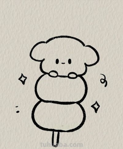 简笔画每日更新之糖葫芦 - 图画吧TUHUABA