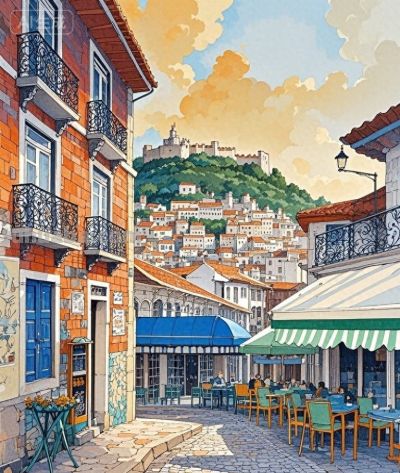 跟着插画去旅行—城堡下的老城 - 今日头条