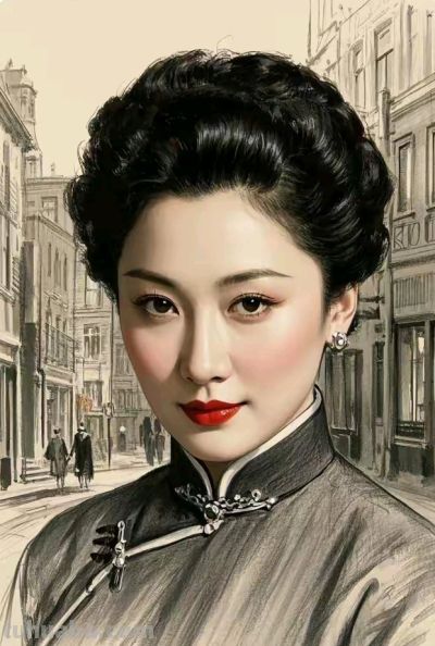 彩铅画:东方风韵的旗袍 - 今日头条 彩铅画:东方风韵的旗袍 - 图画吧TUHUABA