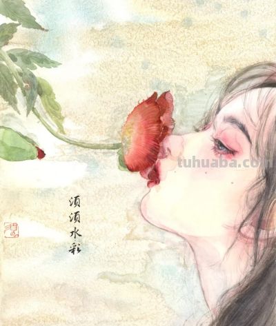水彩笔下的女子群像，每一张都美到心尖上 - 图画吧TUHUABA
