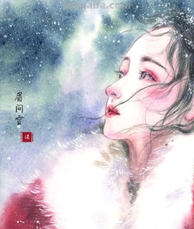 水彩笔下的女子群像，每一张都美到心尖上 - 图画吧TUHUABA