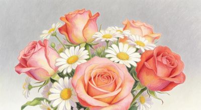 分享一组唯美彩铅花卉插画 - 今日头条 分享一组唯美彩铅花卉插画 - 图画吧TUHUABA