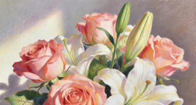 分享一组唯美彩铅花卉插画 - 今日头条 分享一组唯美彩铅花卉插画 - 图画吧TUHUABA