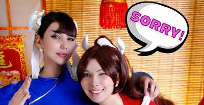 压迫感拉满的春丽cos，如此体格你能撑几分钟 - 图画吧TUHUABA