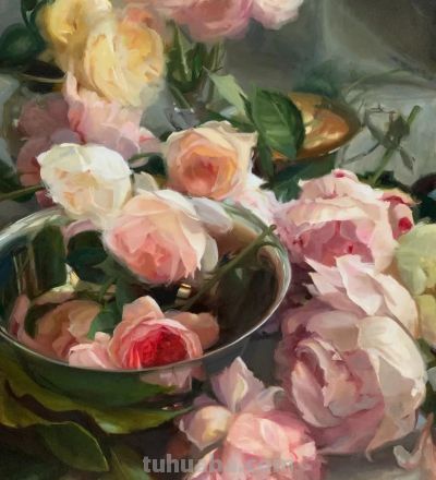 16位当代中外画家的静物与花卉作品 - 图画吧TUHUABA