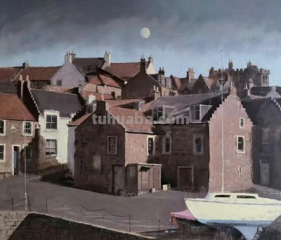 静谧之美｜当代画家戴尔·比斯兰油画作品欣赏 - 图画吧TUHUABA