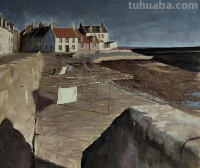 静谧之美｜当代画家戴尔·比斯兰油画作品欣赏 - 图画吧TUHUABA