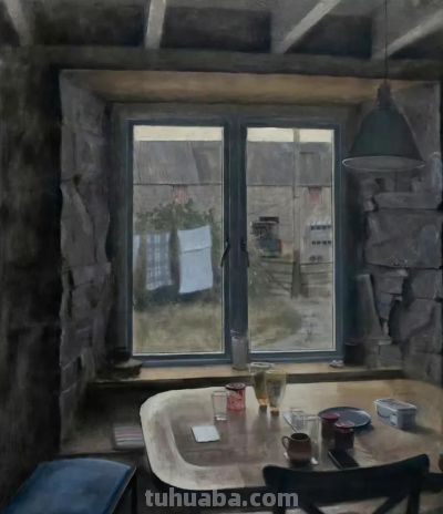 静谧之美｜当代画家戴尔·比斯兰油画作品欣赏 - 图画吧TUHUABA