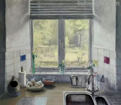 静谧之美｜当代画家戴尔·比斯兰油画作品欣赏 - 图画吧TUHUABA