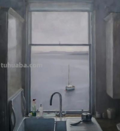 静谧之美｜当代画家戴尔·比斯兰油画作品欣赏 - 图画吧TUHUABA