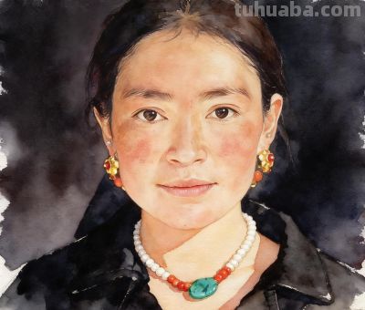 一张藏族肖像的水彩AI实验,让我看清了技术与艺术的边界 - 今日头条 一张藏族肖像的水彩AI实验,让我看清了技术与艺术的边界 - 图画吧TUHUABA
