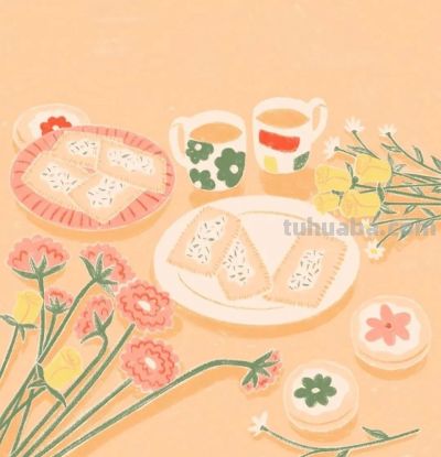 复古淡雅色调静物花卉｜澳大利亚插画师Lydia Ellen - 图画吧TUHUABA