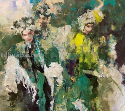 贝家骧的写意油画作品 - 图画吧TUHUABA