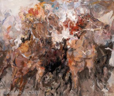 贝家骧的写意油画作品 - 图画吧TUHUABA