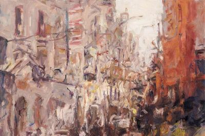 贝家骧的写意油画作品 - 图画吧TUHUABA