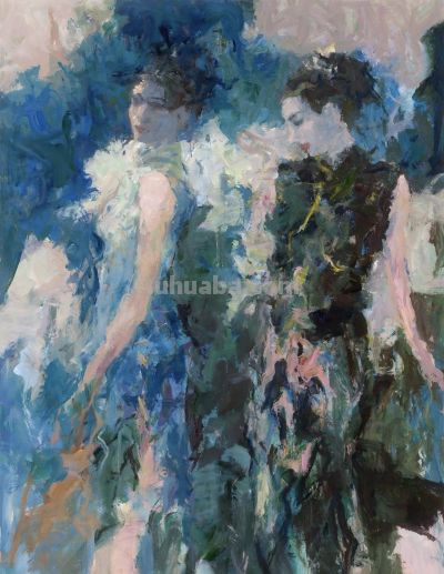 贝家骧的写意油画作品 - 图画吧TUHUABA