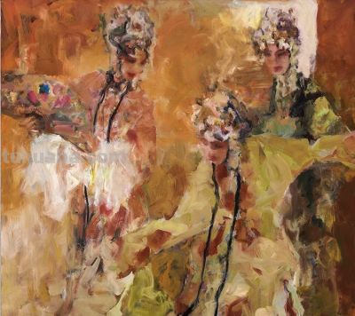 贝家骧的写意油画作品 - 图画吧TUHUABA