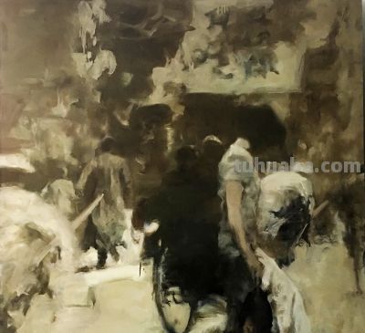 贝家骧的写意油画作品 - 图画吧TUHUABA