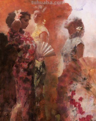 贝家骧的写意油画作品 - 图画吧TUHUABA