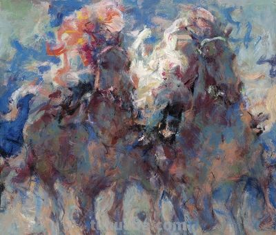 贝家骧的写意油画作品 - 图画吧TUHUABA