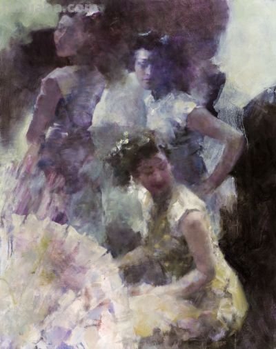 贝家骧的写意油画作品 - 图画吧TUHUABA