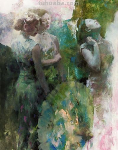 贝家骧的写意油画作品 - 图画吧TUHUABA