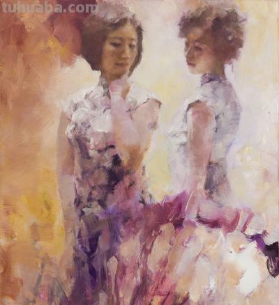 贝家骧的写意油画作品 - 图画吧TUHUABA