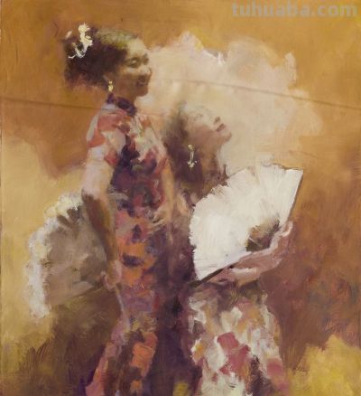 贝家骧的写意油画作品 - 图画吧TUHUABA