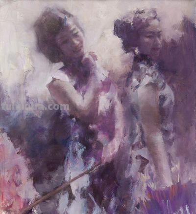 贝家骧的写意油画作品 - 图画吧TUHUABA