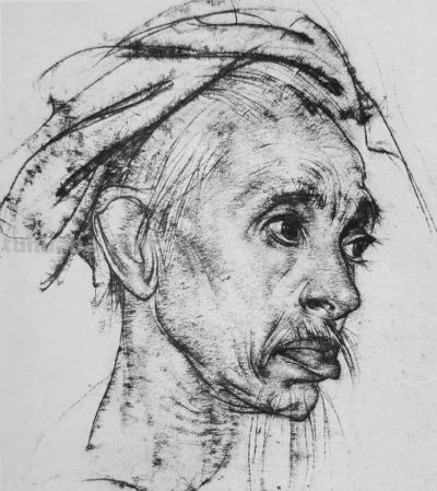 尼古拉·费欣素描作品 - 图画吧TUHUABA