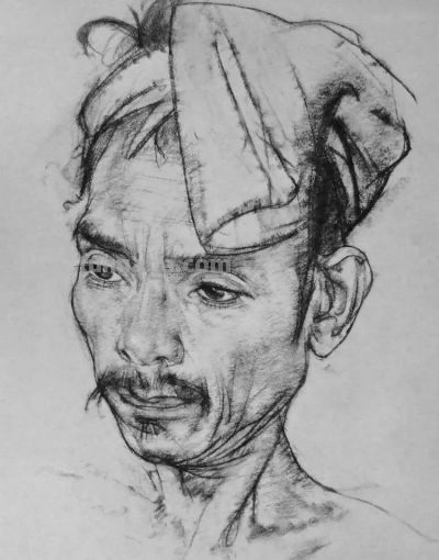 尼古拉·费欣素描作品 - 图画吧TUHUABA