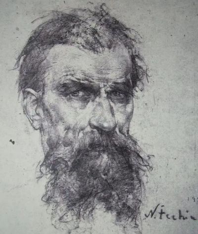 尼古拉·费欣素描作品 - 图画吧TUHUABA