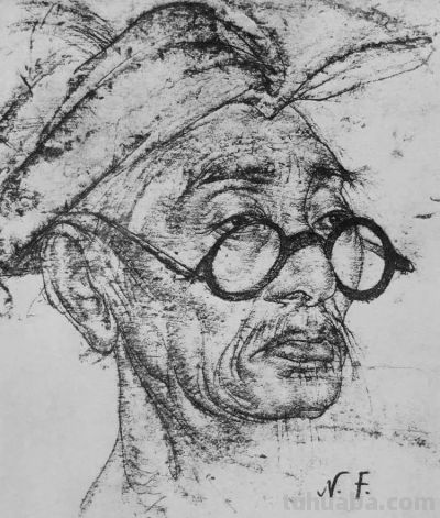 尼古拉·费欣素描作品 - 图画吧TUHUABA